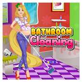 Rapunzel Bathroom Cleaning