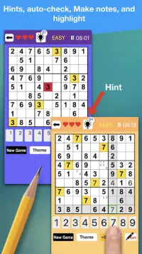 Sudoku 2in1 - juego de lógico Screen Shot 1