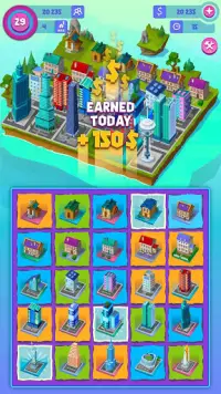 Merge - city builder (new addictive game) Screen Shot 0