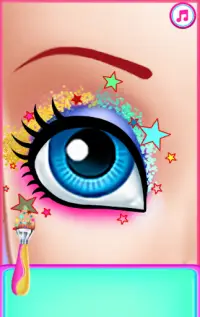 Princess Eye Makeup Artist Game Screen Shot 1