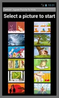 Cartoon Jigsaw Puzzle for Kids Screen Shot 1