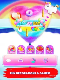 Unicorn Cotton Candy - Cooking Games for Girls Screen Shot 3