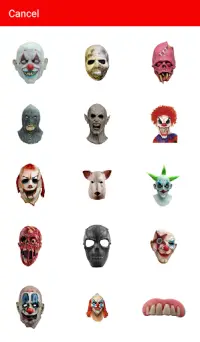 Horror mask Photo editor Screen Shot 0