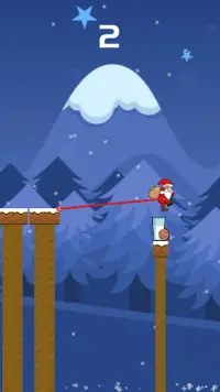 SANTA SWING - CHRISTMAS FREE GAME Screen Shot 2