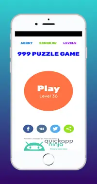 999 Puzzle Game Screen Shot 3