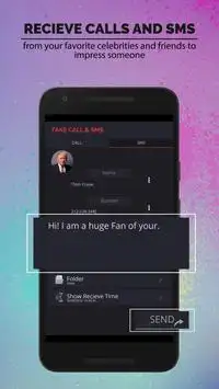 Fake Call with Fake Message Screen Shot 1