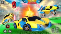 Rocket Car Ball League - 3D Car Soccer Game Screen Shot 2