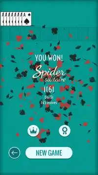 Spider – Solitär-Kartenspiel Screen Shot 2