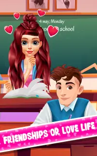 High School Love - Girlfriend Breakup Story Games Screen Shot 1