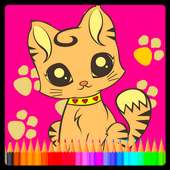 Funny Cat Coloring Pages