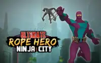 Ultimate Rope Hero Ninja City Screen Shot 0