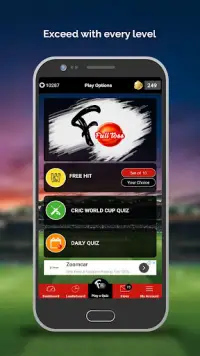 FullToss: Free Cricket Quiz Ga Screen Shot 2