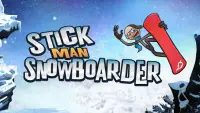 Stickman Snowboarder Screen Shot 0