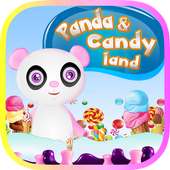 Panda adventure in candy land