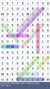 Word Search Pro In English Screen Shot 1