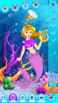 Princess Mermaid Dress Up Game Screen Shot 2