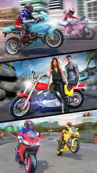 Permainan Lumba Motosikal 3D Screen Shot 2