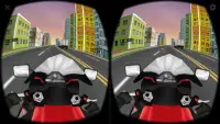 VR Highway Traffic Bike Racer 360 Screen Shot 0