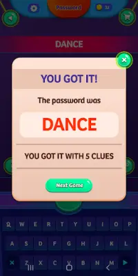 Password Game - Party Games - One Word Clues Screen Shot 1