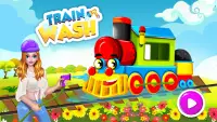 🚂Train Wash - Kids Educational Games🚂🧽 Screen Shot 3