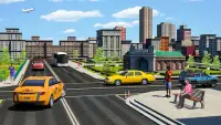 تاكسي السيارات القيادة ألعاب Screen Shot 3