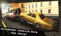 City Car Tow Transport Truck Screen Shot 0