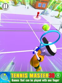 Tennis Master 3D--Legend of Stickman Screen Shot 10