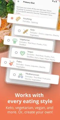 Eat This Much - Meal Planner Screen Shot 1