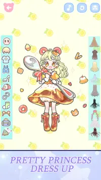 Anime Prinzessin Anziehspiel Screen Shot 1