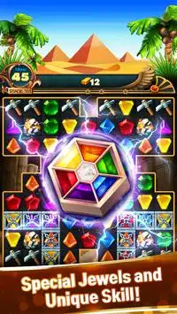 Jewels Treasure : Puzzle Match 3 Screen Shot 2