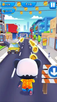 Panda Panda Runner Game Screen Shot 0
