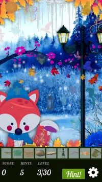 Hidden Object Game - Winter Splendor Screen Shot 3