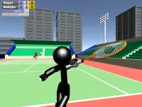 Stickman 3D Tennis Screen Shot 6