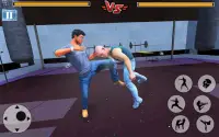 fighting games club 2019: bodybuilder wrestling Screen Shot 10
