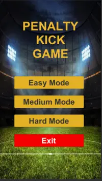 Penalty Kick Game Screen Shot 0