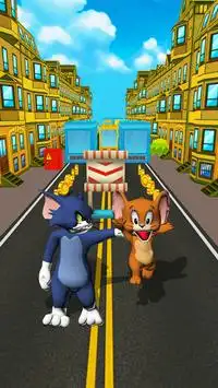 Tom and Mouse Subway Catch Game Screen Shot 3
