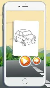 Vehicles Coloring Book for boy Screen Shot 1