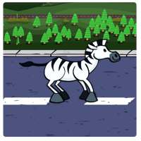 Runaway Zebra