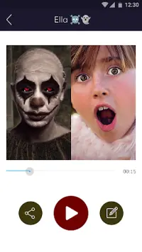 Video Call from Killer Clown - Simulated Calls Screen Shot 2