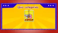 動物クイズ:写真クイズゲームを推測 Screen Shot 1
