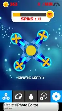 Fidget Spinner Simulator Game Screen Shot 2