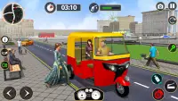 Modern Rickshaw Tuk Tuk Games Screen Shot 1