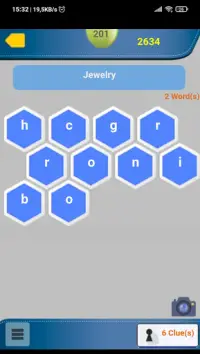 YouWord - Word Hex Game Screen Shot 1