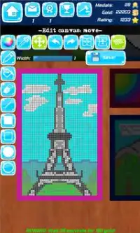 Pixel Art Battles: MMO Drawing Screen Shot 5