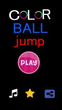 color ball jumping Screen Shot 1