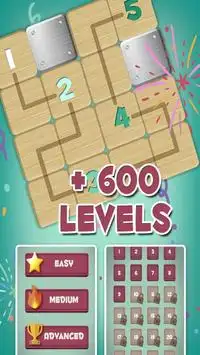 Connect the numbers tiles - complete all levels Screen Shot 1