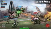 Dino Squad. Luchas entre los dinosaurios armados Screen Shot 0