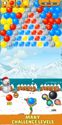 Farm Snow - Christmas Bubble Screen Shot 1