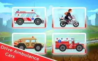 Ambulance Kid Driving Game Screen Shot 0