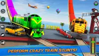 Mega Ramp Train Stunt Game Screen Shot 5